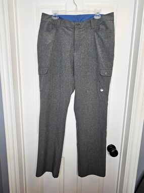 NWOT Tall Plus Size 14 Windriver Gray Cargo Pants Straight Leg Lightweight